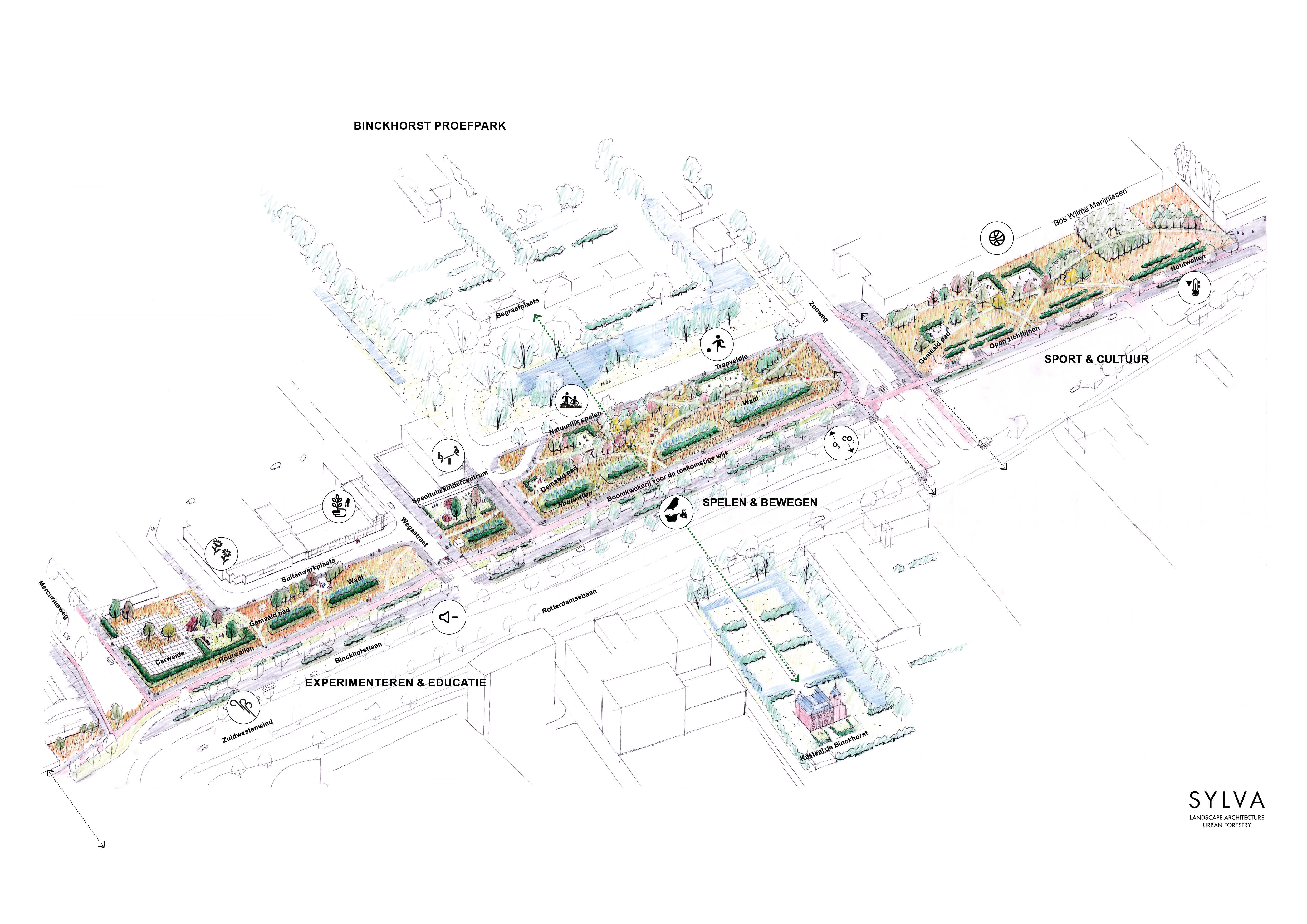 Meer groen in de Binckhorst: Aanleg proefpark